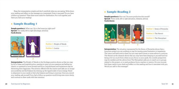 Tarot Journal for Beginners: Reflect, Record, and Track Your Insights