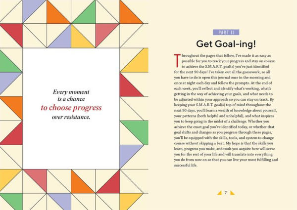The 90-Day Goals Journal: A Daily Check-In to Stay Motivated and on Track