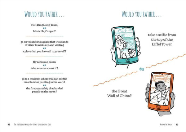 The Big Book of Would You Rather Questions for Kids: Over 350 Smart and Silly Scenarios