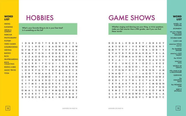 Challenging Word Search Puzzles for Kids: 90 Fun, Mind-Bending Puzzles