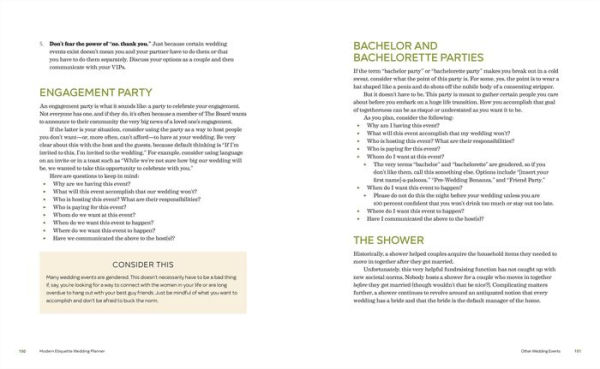 Modern Etiquette Wedding Planner: The Essential Organizer to Make Your Day Special for Everyone