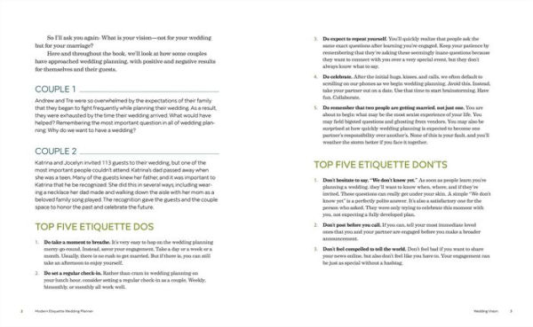 Modern Etiquette Wedding Planner: The Essential Organizer to Make Your Day Special for Everyone