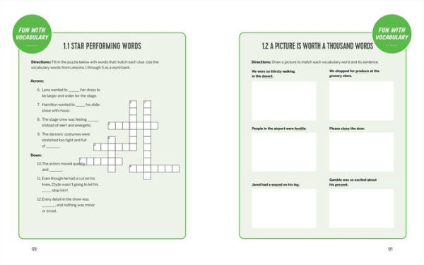 The Vocabulary Workbook for Grades 3, 4, and 5: 120+ Simple Exercises to Improve Reading, Spelling, and Word Usage