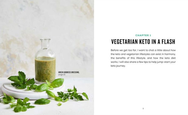 Vegetarian Keto 30 Minutes: 90 Quick and Healthy Recipes for the Ketogenic Lifestyle