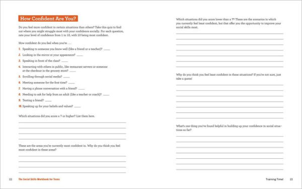 The Social Skills Workbook for Teens: Exercises and Tools for Building Empathy and Boosting Confidence