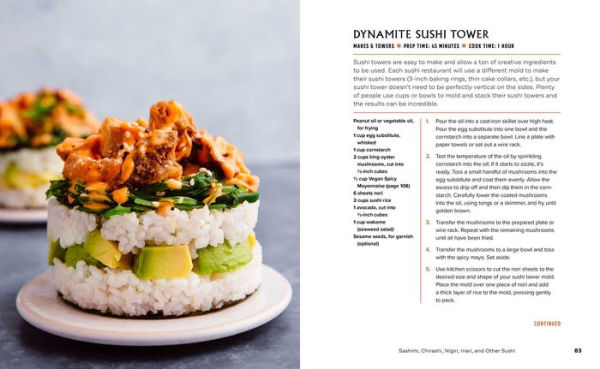 Vegan and Vegetarian Sushi Cookbook for Beginners: 50 Step-by-Step Recipes for Plant-Based Rolls