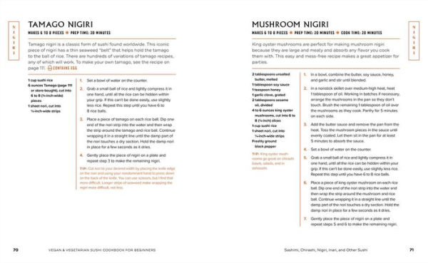 Vegan and Vegetarian Sushi Cookbook for Beginners: 50 Step-by-Step Recipes for Plant-Based Rolls