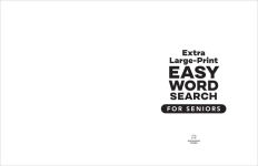 Alternative view 3 of Extra Large-Print Easy Word Search for Seniors