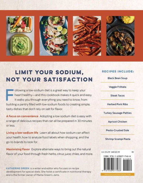 30-Minute Low-Sodium Cookbook: Easy, Flavorful Recipes for a Healthy Lifestyle