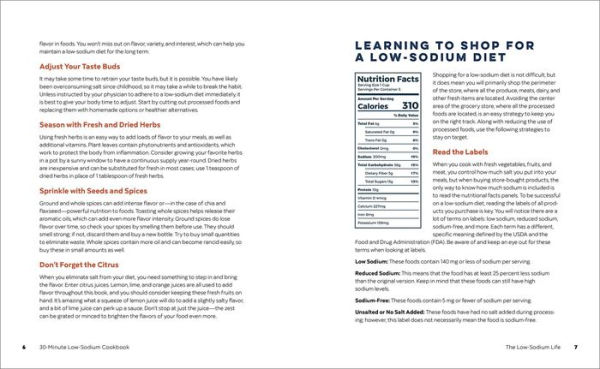 30-Minute Low-Sodium Cookbook: Easy, Flavorful Recipes for a Healthy Lifestyle