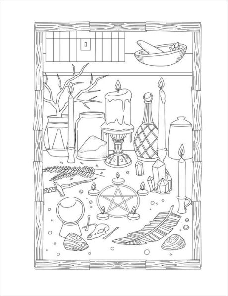 Witchcraft Coloring Book for Adults: Nourish the Spirit and Channel Creative Energy