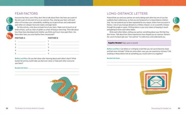 The Bucket List Activity Book for Couples: Deep Questions and Meaningful Activities to Help Plan Your Life's Adventures