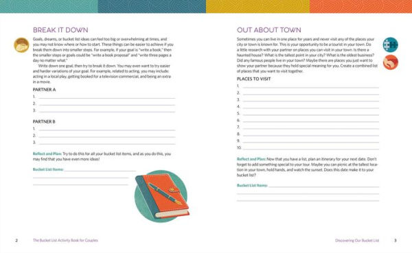 The Bucket List Activity Book for Couples: Deep Questions and Meaningful Activities to Help Plan Your Life's Adventures