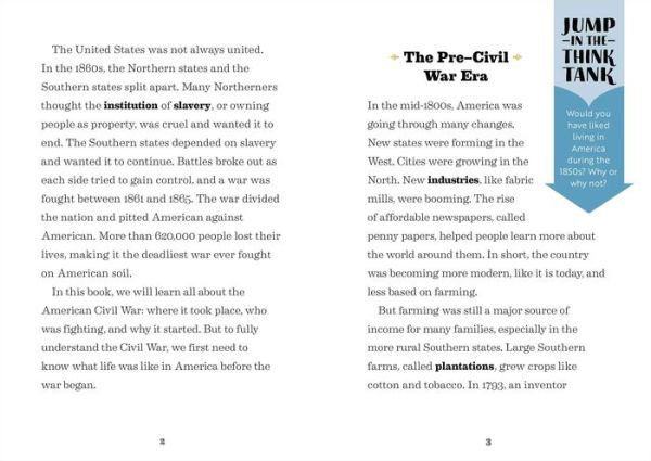 the History of Civil War: A Book for New Readers