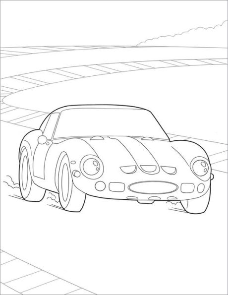 Coloring Book for Kids: Cool Cars & Trucks