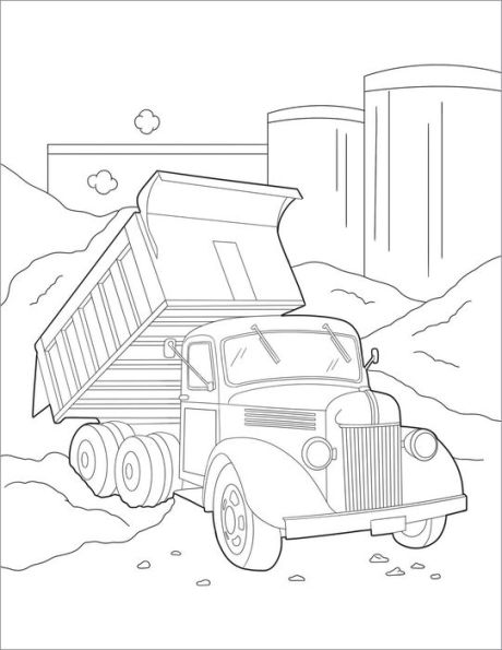 Coloring Book for Kids: Cool Cars & Trucks