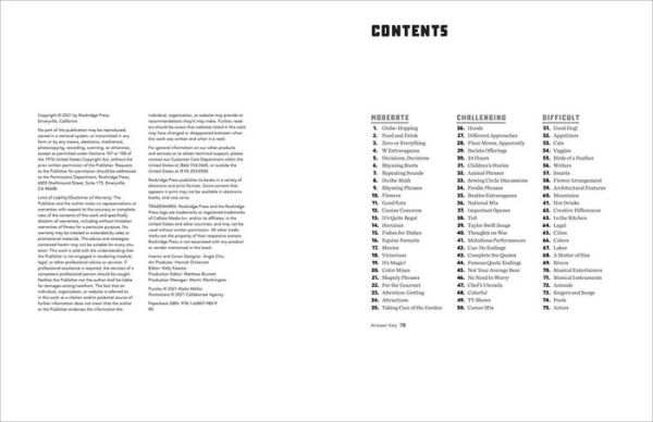 Challenging Crossword Puzzle Book for Adults: Stimulating Puzzles to Exercise Your Brain
