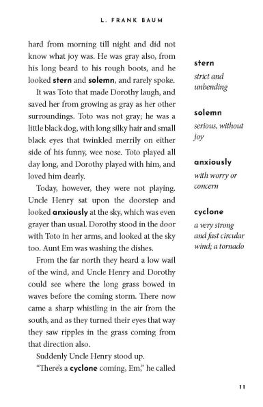 The Wonderful Wizard of Oz: The Read-With-Me Edition: The Unabridged Story in 20-Minute Reading Sections with Comprehension Questions, Discussion Prompts, Definitions, and More!