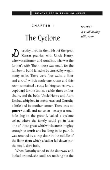 The Wonderful Wizard of Oz: The Read-With-Me Edition: The Unabridged Story in 20-Minute Reading Sections with Comprehension Questions, Discussion Prompts, Definitions, and More!