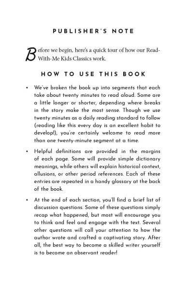 The Wonderful Wizard of Oz: The Read-With-Me Edition: The Unabridged Story in 20-Minute Reading Sections with Comprehension Questions, Discussion Prompts, Definitions, and More!
