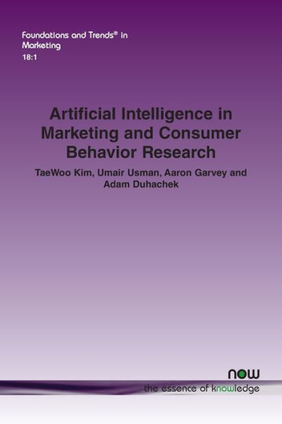 Artificial Intelligence in Marketing and Consumer Behavior Research