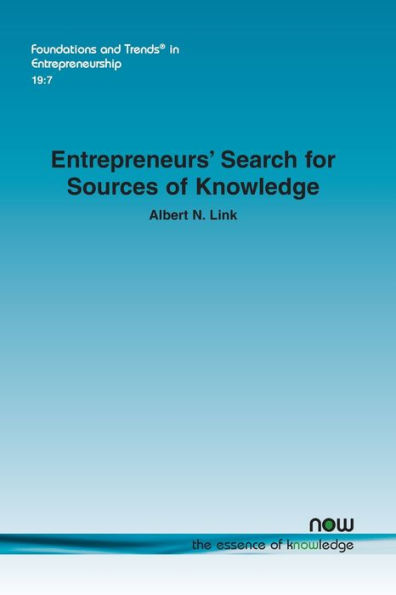 Entrepreneurs' Search for Sources of Knowledge