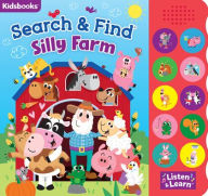 Title: Search & Find: Silly Farm (10-Button Sound Book), Author: Kidsbooks Publishing