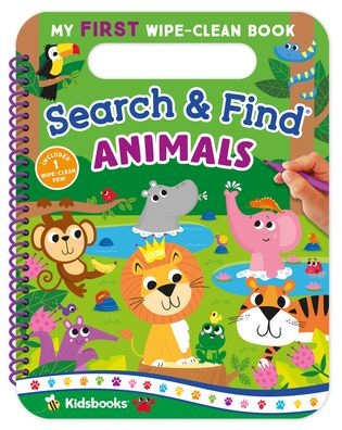 My First Wipe-Clean Book: Search & Find Animals