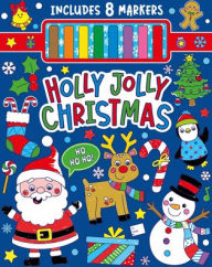 Title: Holly Jolly Christmas Coloring Kit, Author: Kidsbooks Publishing