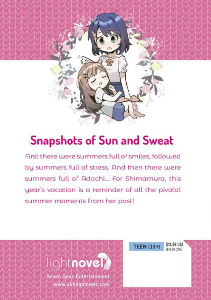 Seven Seas Entertainment on X: ADACHI AND SHIMAMURA (LIGHT NOVEL) Vol. 4, Hitoma Iruma and Non, #yuri slice-of-life, romance, anime, $13.99