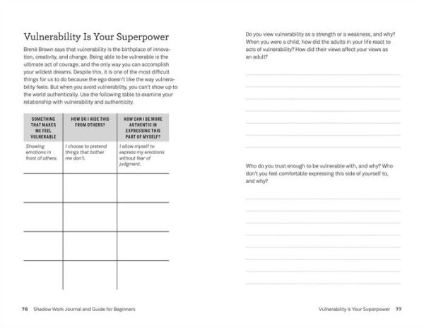 Shadow Work Journal and Guide for Beginners: An Introduction to Discovering Healing Your Unconscious Self