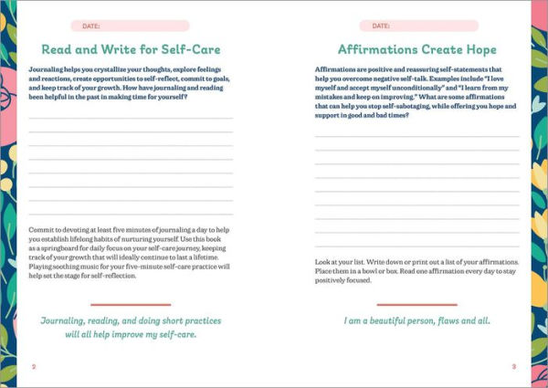 The 5-Minute Self-Care Journal for Women: Prompts, Practices, and Affirmations to Prioritize You