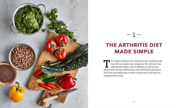 The Easy Arthritis Diet Cookbook: 75 Anti-Inflammatory Recipes to Manage Symptoms
