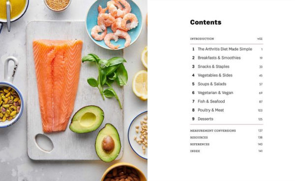 The Easy Arthritis Diet Cookbook: 75 Anti-Inflammatory Recipes to Manage Symptoms