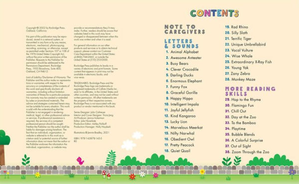 Kindergarten Activity Book: Zoo Animals: 75 Games to Practice Early Reading, Writing, and Math Skills