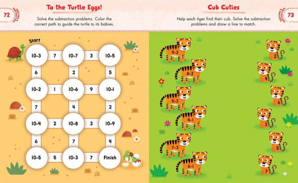 Kindergarten Activity Book: Zoo Animals: 75 Games to Practice Early Reading, Writing, and Math Skills