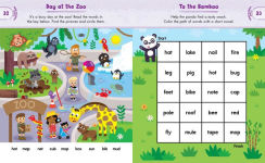 Alternative view 6 of Kindergarten Activity Book: Zoo Animals: 75 Games to Practice Early Reading, Writing, and Math Skills