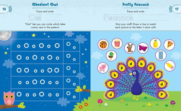 Kindergarten Activity Book: Zoo Animals: 75 Games to Practice Early Reading, Writing, and Math Skills