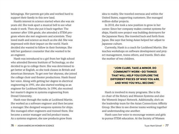 Asian American Women Science: An History Book for Kids