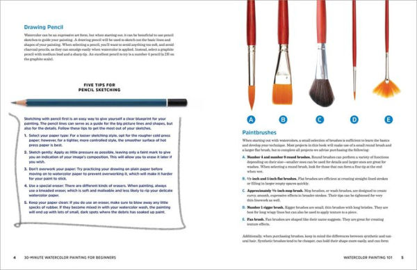 30-Minute Watercolor Painting for Beginners: Easy Step-by-Step Lessons and Techniques