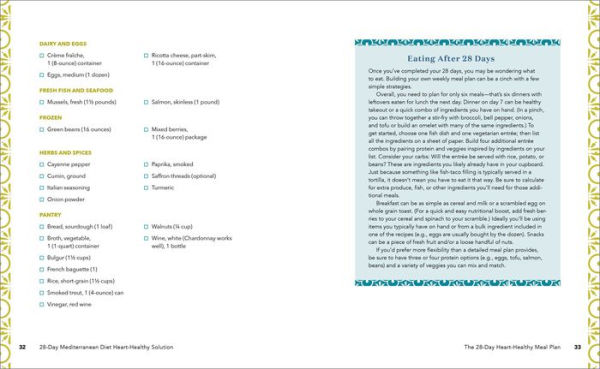 28-Day Mediterranean Diet Heart-Healthy Solution: The Pesco-Mediterranean Plan for Optimal Heart Health