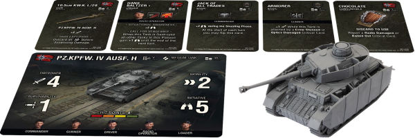 German Tank Platoon Panzer IV H, Tiger I