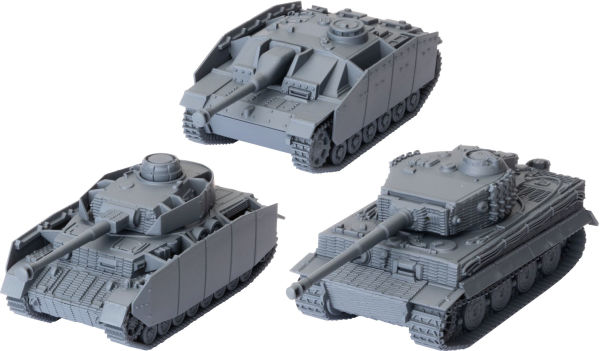 German Tank Platoon Panzer IV H, Tiger I