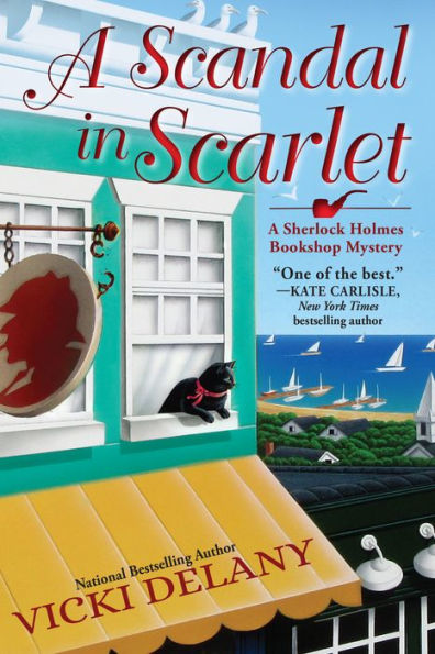 A Scandal in Scarlet (Sherlock Holmes Bookshop Mystery #4)