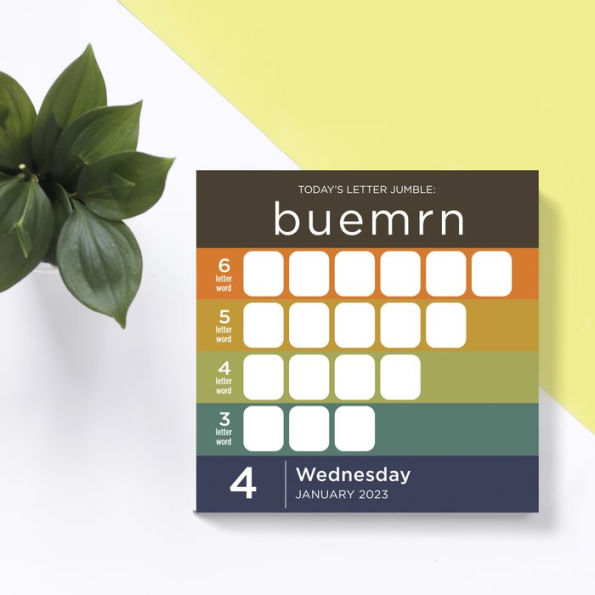 2023 Word Jumble Daily Desktop Calendar by TF Publishing Barnes & Nobleยฎ