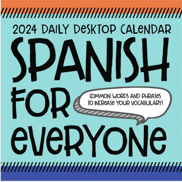 2024 Spanish Words Daily Desktop Calendar by TF Publishing Barnes