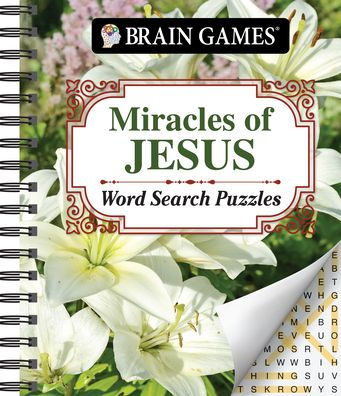 Brain Games - Miracles of Jesus Word Search Puzzles