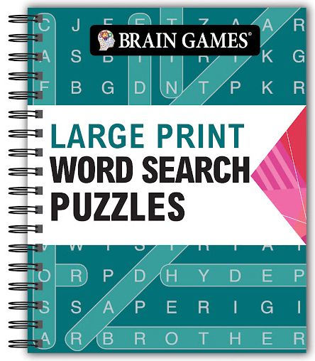 Brain Games Large Print Word Searh Arrow