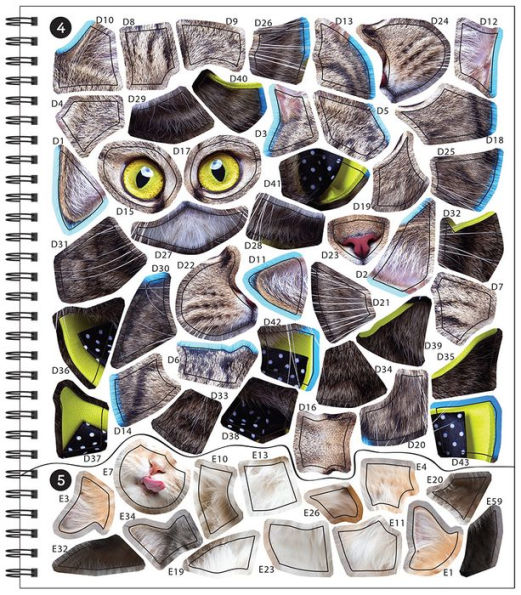 Barnes and Noble Blank sticker Book: Humorous Cat Blank Sticker