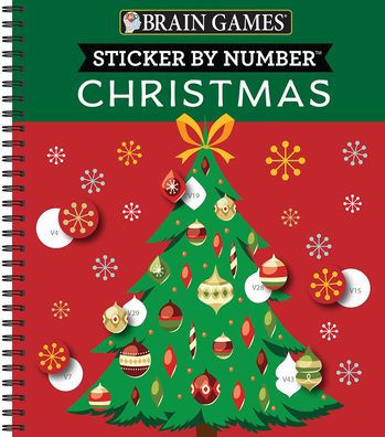 Sticker By Number Christmas Tree